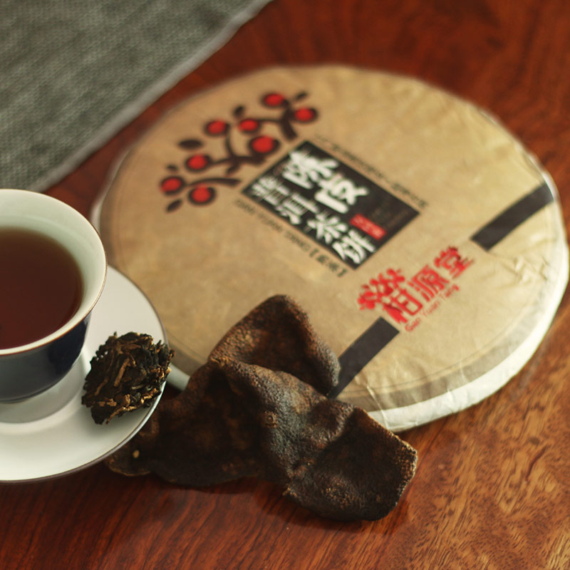 陳皮普洱茶餅